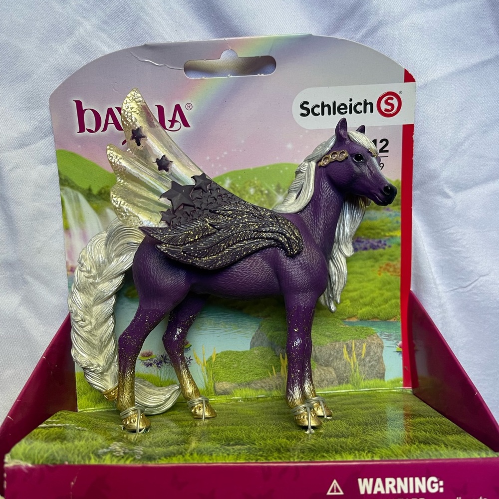 Schleich Bayala Star Purple Pegasus Fantasy Figure 70579 NEW
